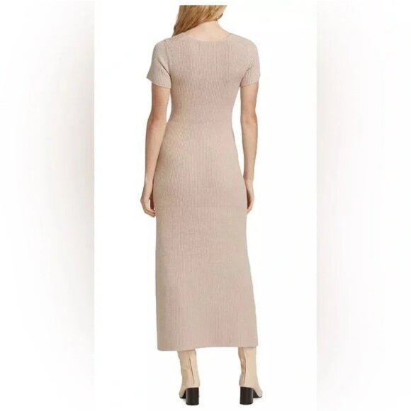 STAUD Camden Rib Knit Bustier Maxi Dress Women size XS - Picture 2 of 12